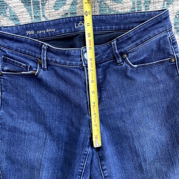 LOFT Curvy Skinny Dark Wash Women's Jeans - Size 29 - Picture 7 of 9